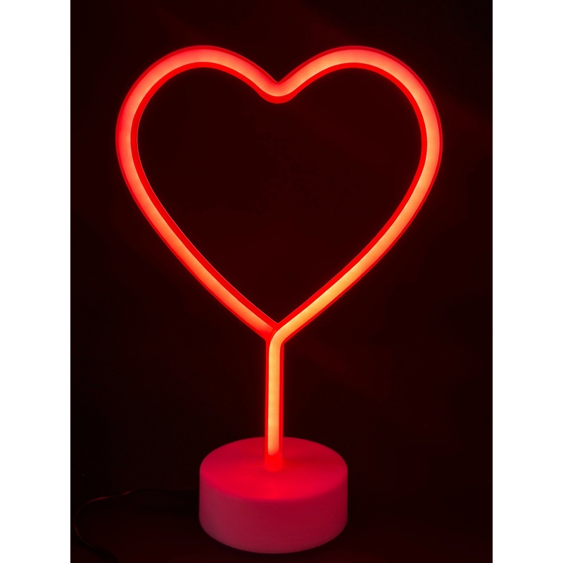 Neon Heart Glow Lamp