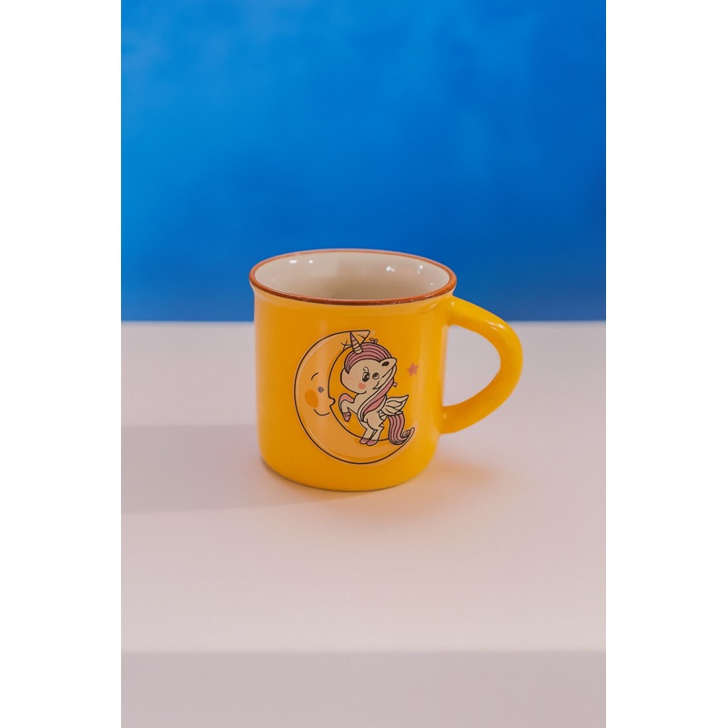 Unicorn Dreams Ceramic Mug Gift Set  Set of 6 Colorful Mugs