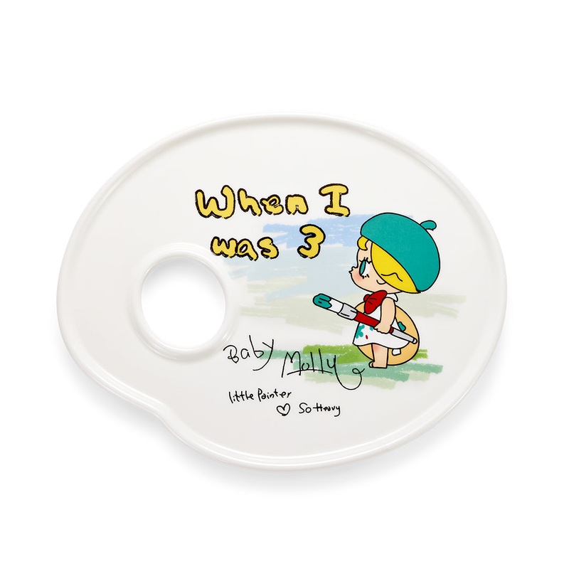 POP MART Baby Molly When I Was Three Series Ceramic Tray