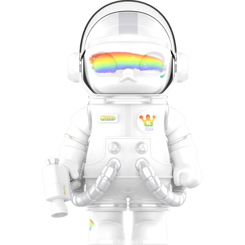 POP MART MEGA Space Molly 400% Rainbow