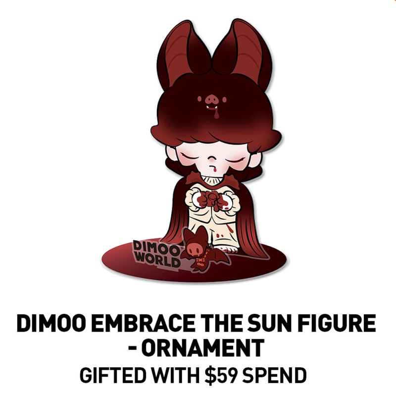 [GIFT] Spend $59+ to Get 1 DIMOO Embrace the Sun – Ornament | HAPPY HALLOWEEN
