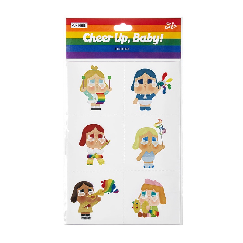 POP MART CRYBABY Cheer Up, Baby! Series Stickers