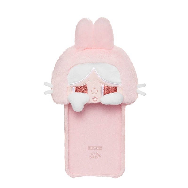 POP MART CRYBABY Crying Again Series – Plush iPhone Case