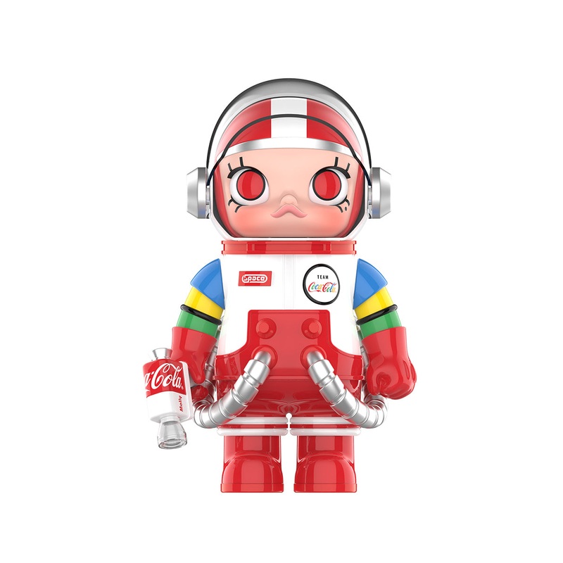 POP MART MEGA Space Molly 400% TEAM COCA-COLA