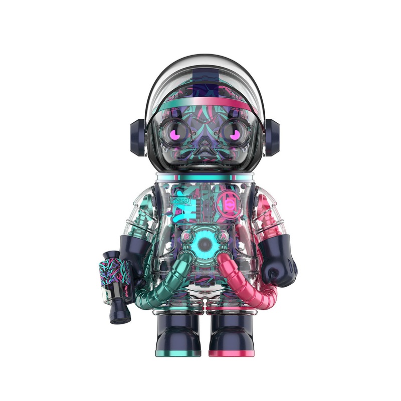 POP MART MEGA Space Molly 400% CLOT Magenta Alienegra