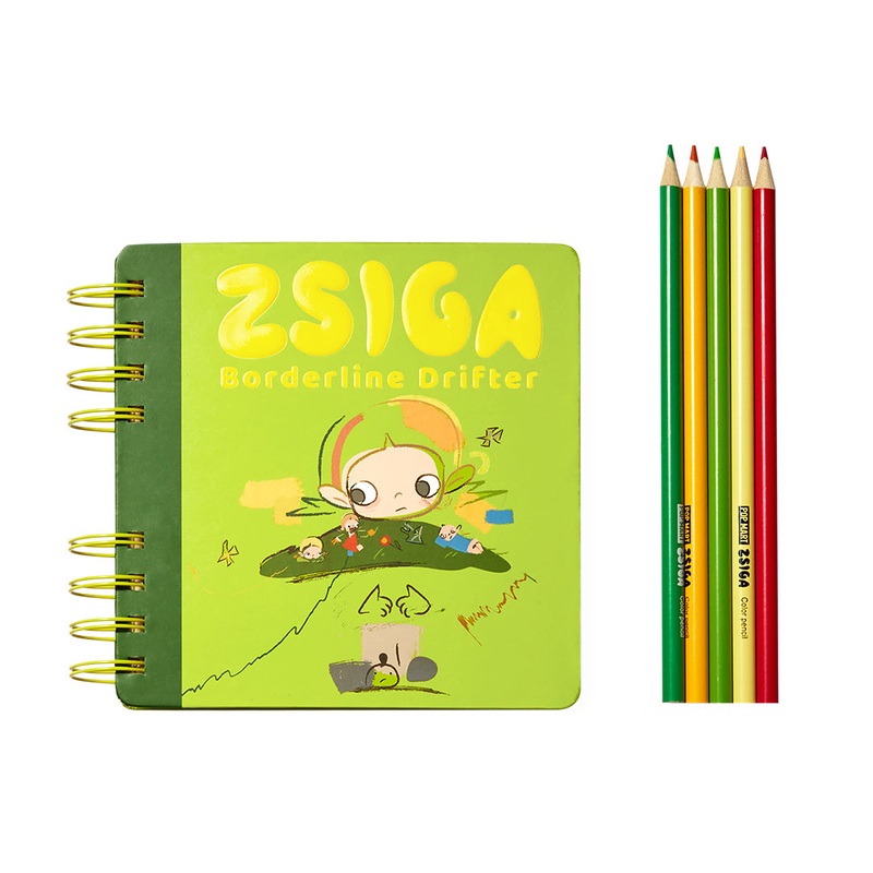 POP MART Zsiga Borderline Drifter Series Pocket Notebook